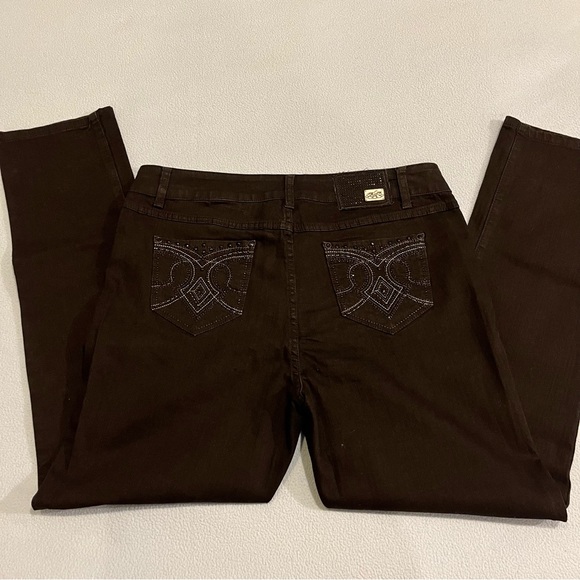 Black jeans with embellished pockets NWOT - Picture 4 of 16